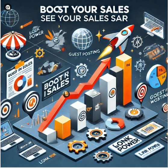 "SEO optimization guide showing a magnifying glass analyzing search engine results on a laptop screen."